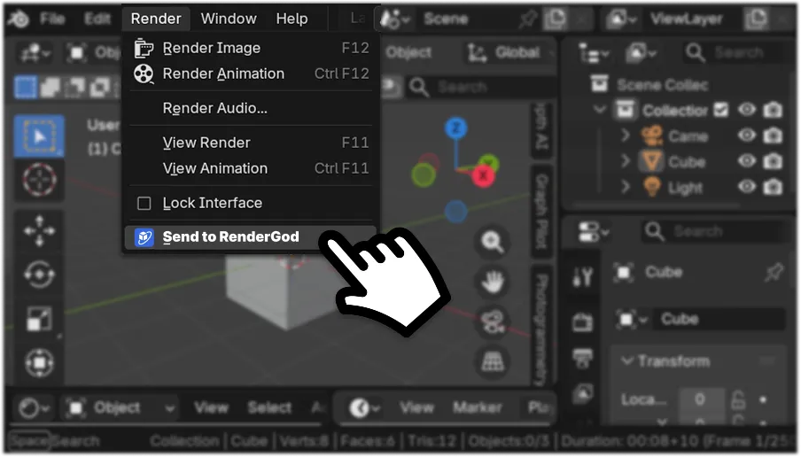 Blender Addon Interface