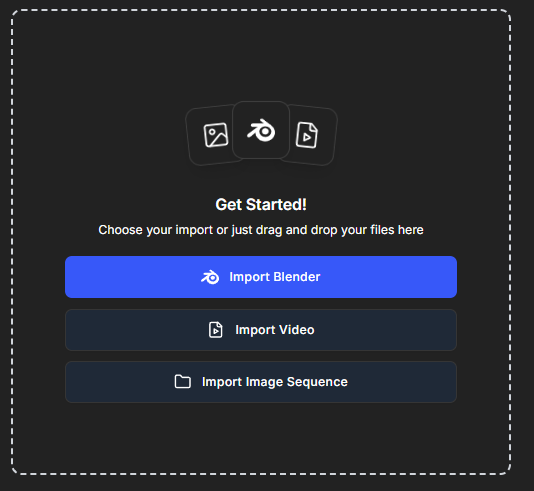 Empty Queue with Import Button