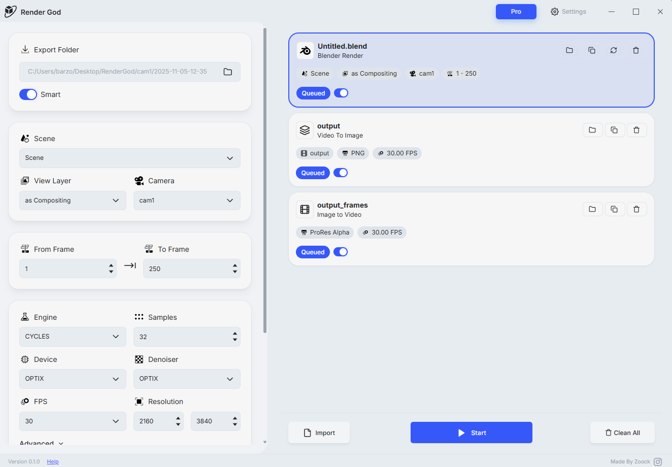 Light Mode Interface