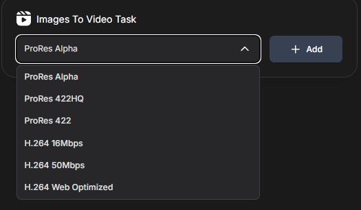 Auto Image Sequence to Video Selection